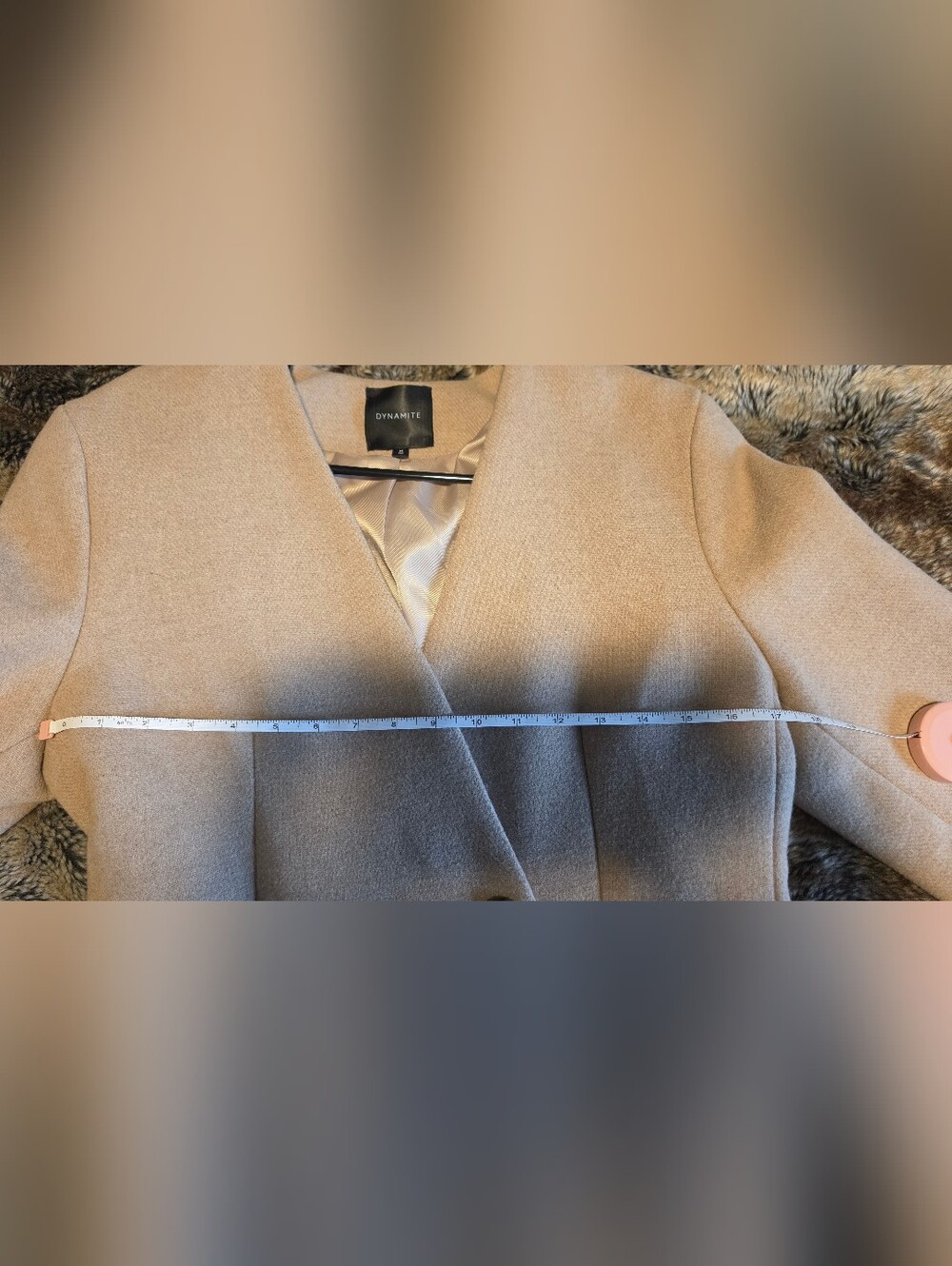 DYNAMITE wool coat - Picture 14 of 15